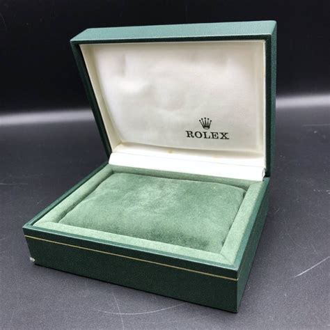 VINTAGE GENUINE ROLEX watch box case 67.00.01 Green 